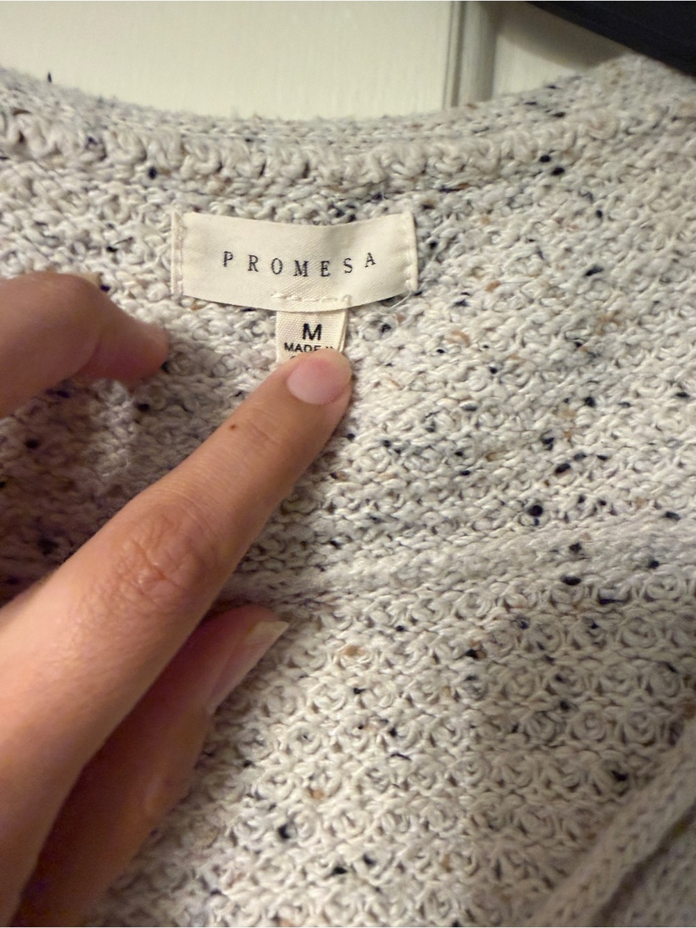 Vici Laurel Oversized Knit Roll-Up Henley Sweater - Picture 4 of 10